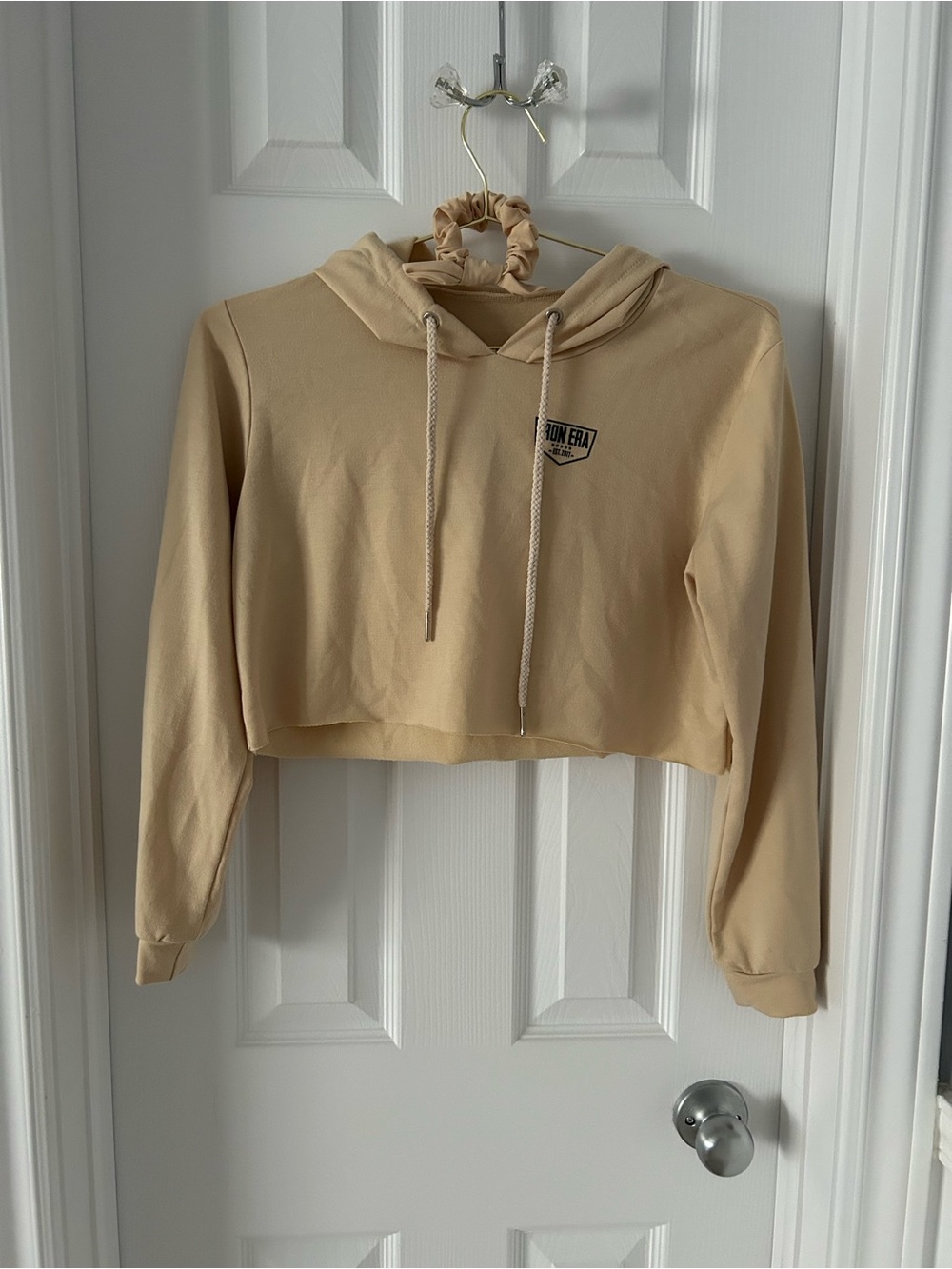 Iron Era Beige/Yellow Crop Top - Small